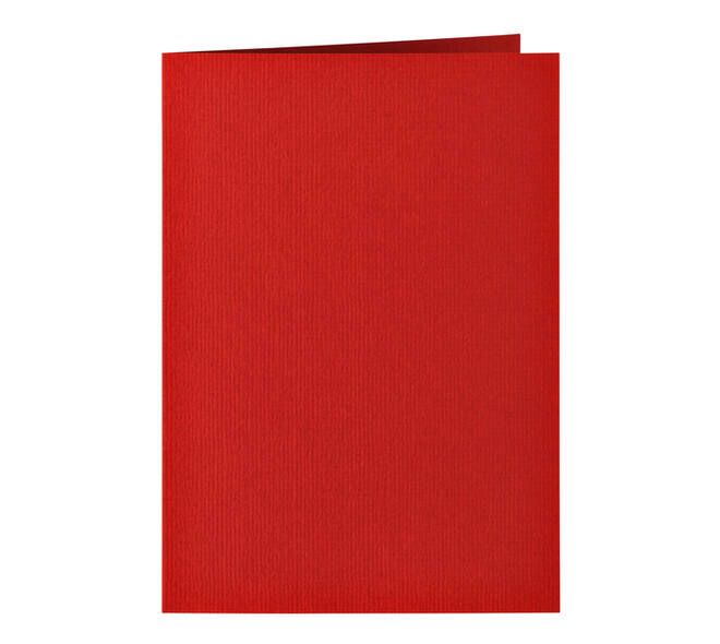 Correspondentiekaart Papicolor dubbel 105x148mm rood pak à 6 stuks