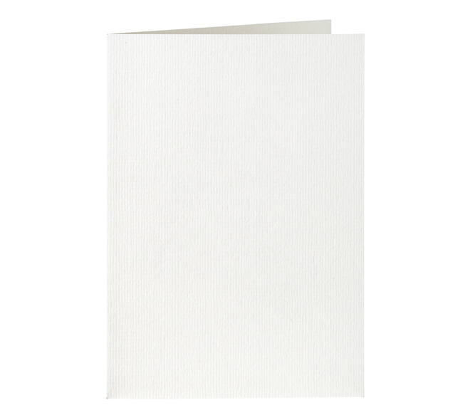 Correspondentiekaart Papicolor dubbel 105x148mm hagelwit pak à 6 stuks