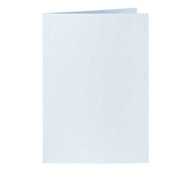 Correspondentiekaart Papicolor dubbel 105x148mm babyblauw pak à 6 stuks