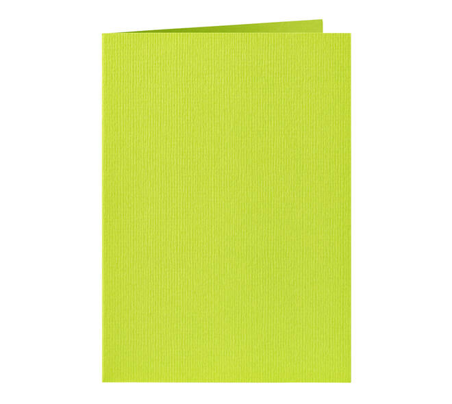 Correspondentiekaart Papicolor dubbel 105x148mm appelgroen pak à 6 stuks