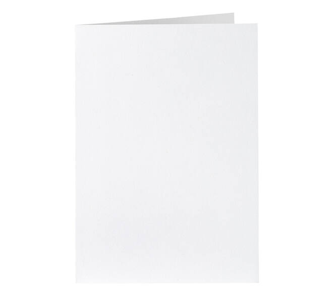Correspondentiekaart Papicolor dubbel 105x148mm kraft wit pak à 6 stuks