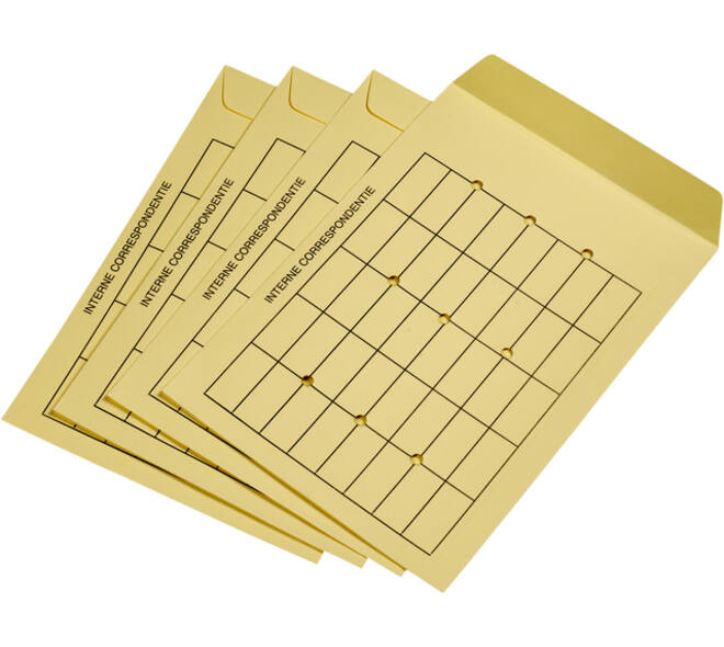 Envelop Quantore huispost EB4 262x371mm met opdruk 25 stuks