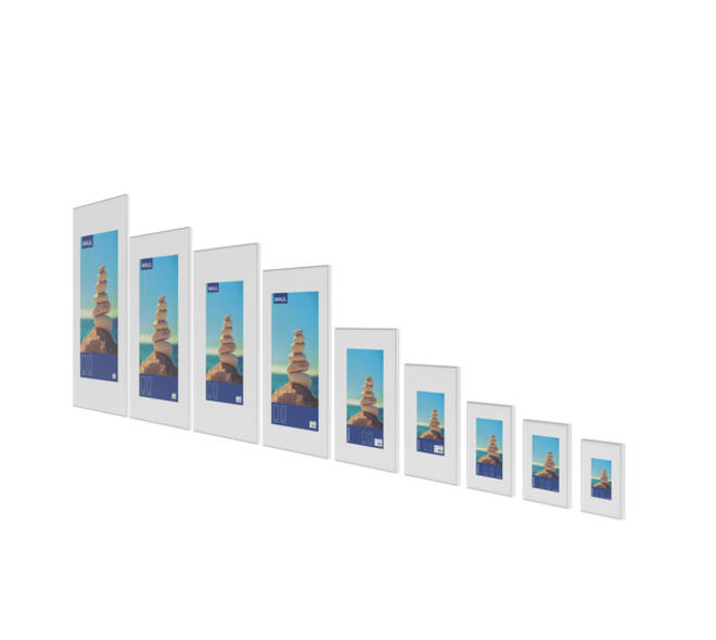 Fotolijst MAUL design 40x60cm aluminium frame zilver