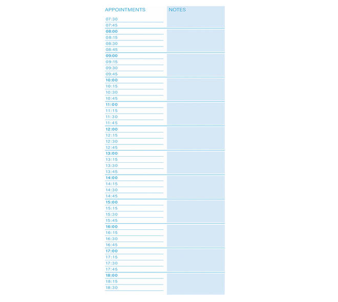 Things to do Djois Atlanta recycled papier Today 140x297mm 125vel 70gr blauw