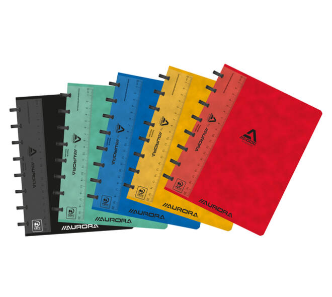 Schrift Adoc Classic A5 ruit 4x8mm 144 pagina's 90gr assorti