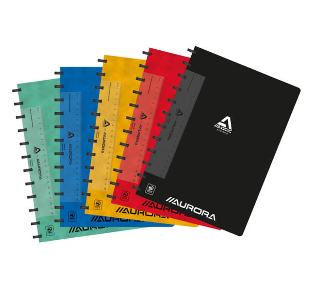 Schrift Adoc Classic A4 ruit 4x8mm 144 pagina's 90gr assorti