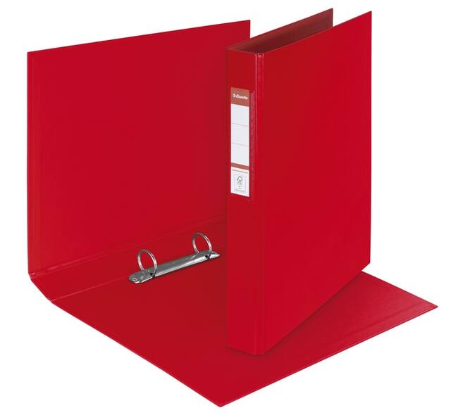 Ringband Esselte VIVIDA A4 25mm 30% gerecycled PP folie rood