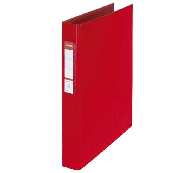 Ringband Esselte VIVIDA A4 25mm 30% gerecycled PP folie rood