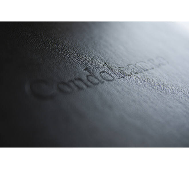 Condoleancealbum Kangaro 260x210mm zwart