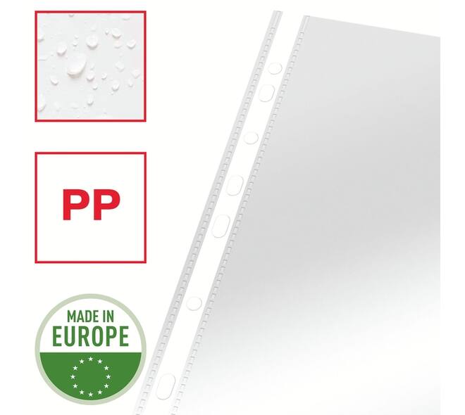 Showtas Esselte copy safe 0.06mm PP A4 glashelder 100 stuks