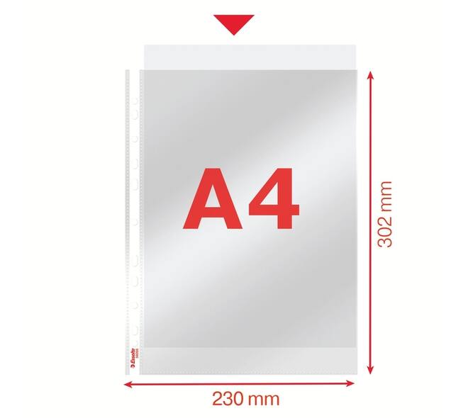 Showtas Esselte copy safe 0.06mm PP A4 glashelder 100 stuks