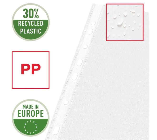 Showtas Esselte PP A3 11-gaats dwars 50 stuks