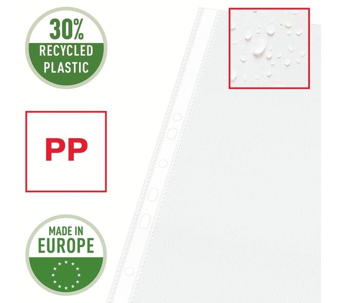 Showtas Esselte PP A3 recht 50 stuks