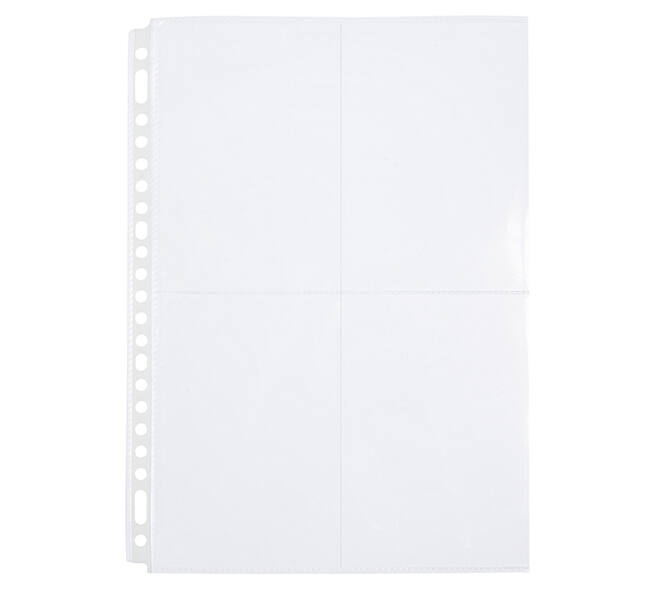 Fototas Multo A4 23-gaats 4-vaks 10X15cm PP transparant 10 stuks