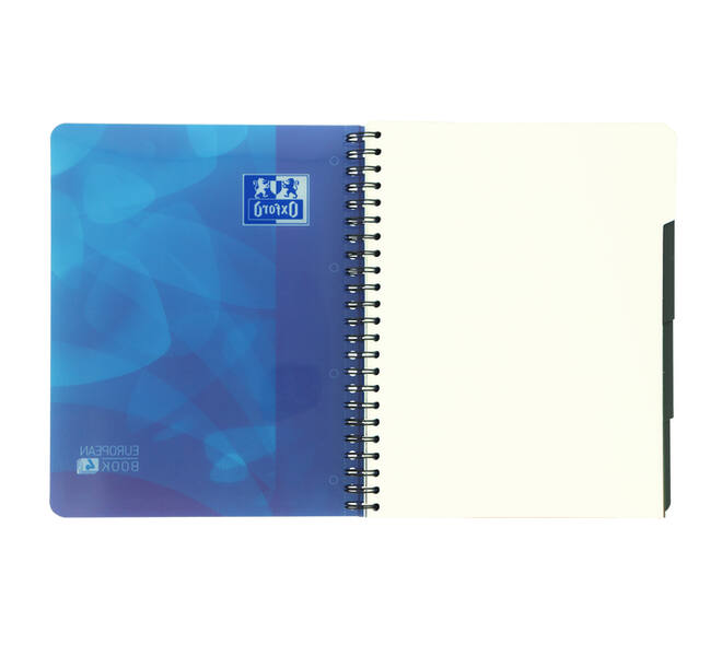 Projectboek Oxford School A4+ lijn 4-gaats 240 pagina's 80gr blauw