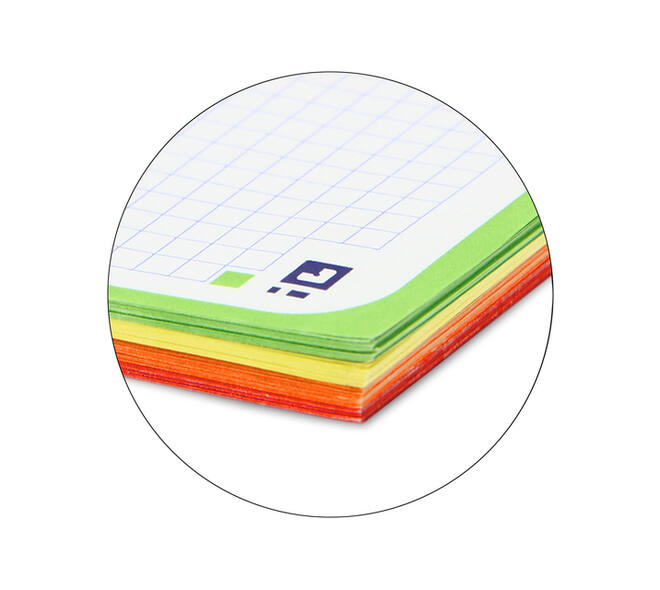 Projectboek Oxford School A5+ lijn 6-gaats 240 pagina's 80gr blauw