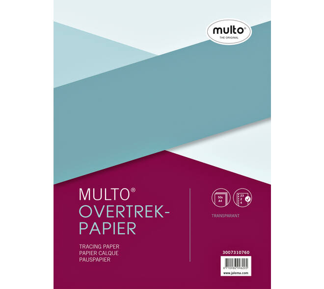 Interieur Multo overtrekpapier A4 23-gaats 50 vel