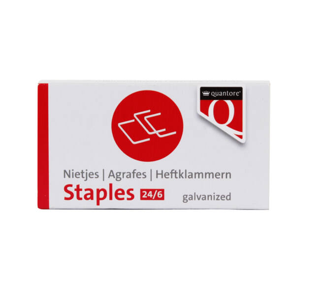 Nieten Quantore 24/6 1000 stuks verzinkt