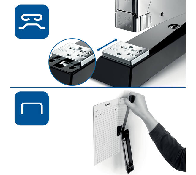 Nietmachine Rapid Retro Classic full-strip K2 50 vel zwart