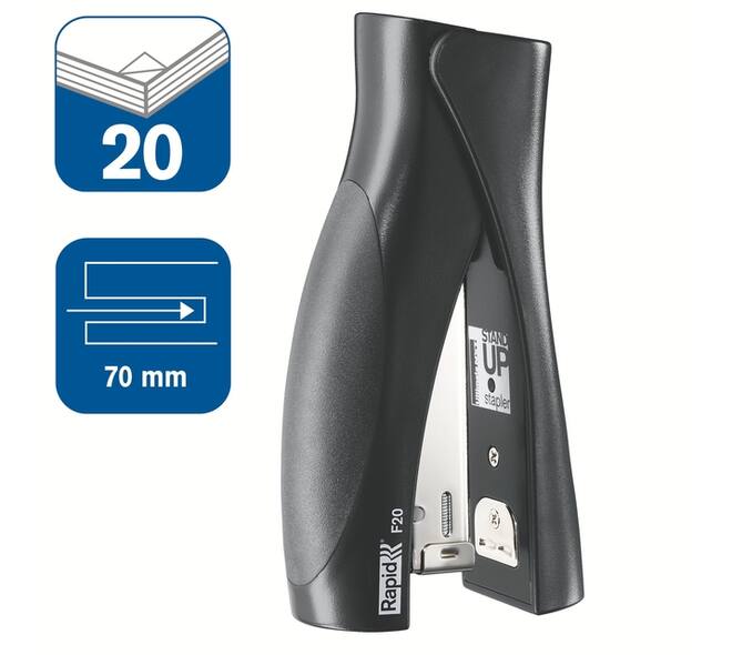 Nietmachine Rapid Fashion F20 Ultimate standup 20 vel zwart