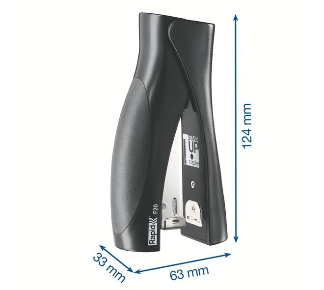 Nietmachine Rapid Fashion F20 Ultimate standup 20 vel zwart