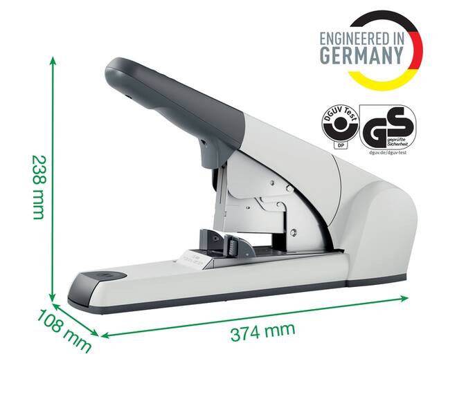 Nietmachine Leitz Heavy Duty Flat Clinch 120 vel zilver