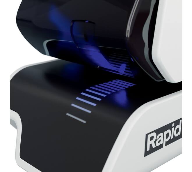 Nietmachine Rapid Supreme contactloos elektrisch 5025e 25 vel wit