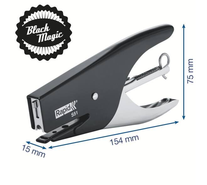 Niettang Rapid Classic S51 12 vel zwart