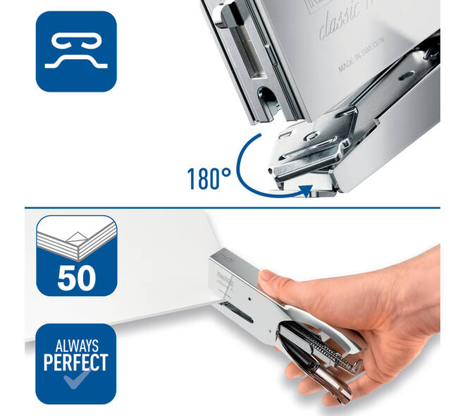 Niettang Rapid Classic K1 50 vel chroom