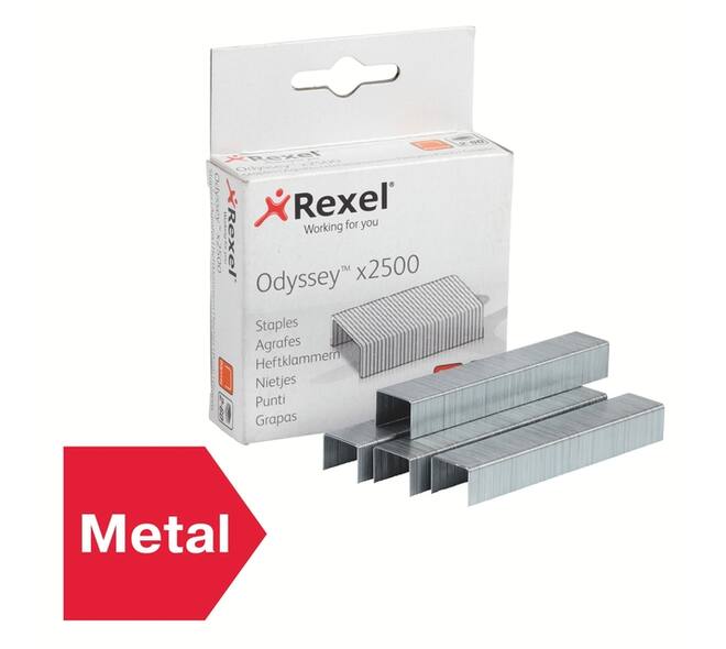 Nieten Rexel Odyssey verzinkt 2500 stuks