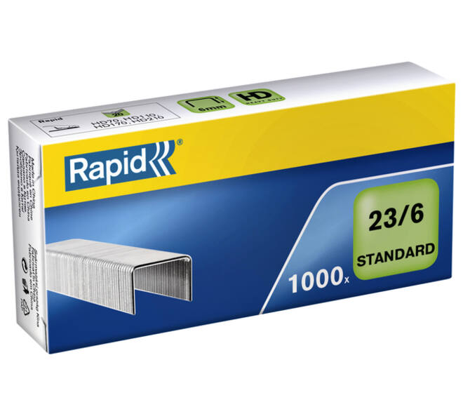 Nieten Rapid 23/6 gegalvaniseerd standaard 1000stuks