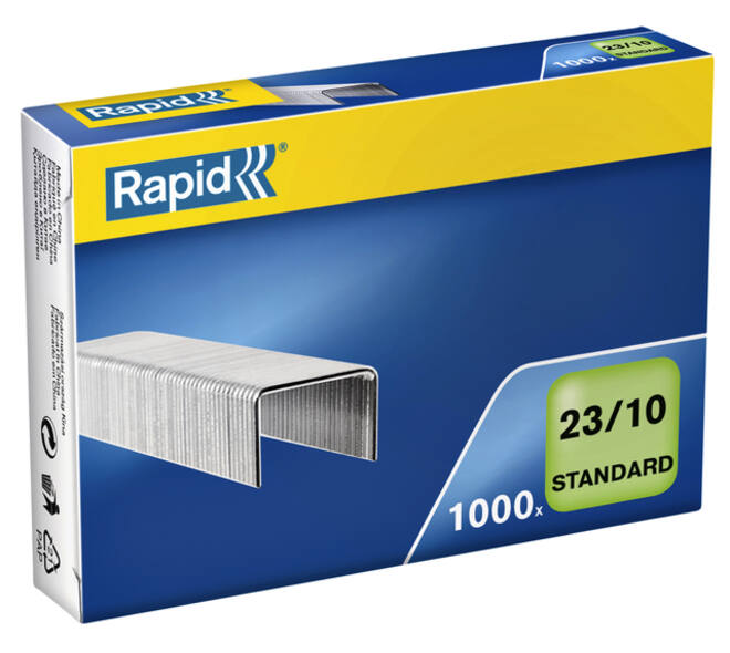 Nieten Rapid 23/10 gegalvaniseerd standaard 1000 stuks