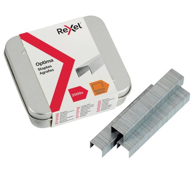 Nieten Rexel Optima nr70HD gegalvaniseerd 2500 stuks