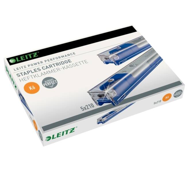 Nieten Leitz cartridge K6 26/6 5x210 stuks