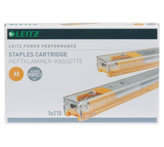 Nieten Leitz cassette K8 26/8 verzinkt 1050 stuks