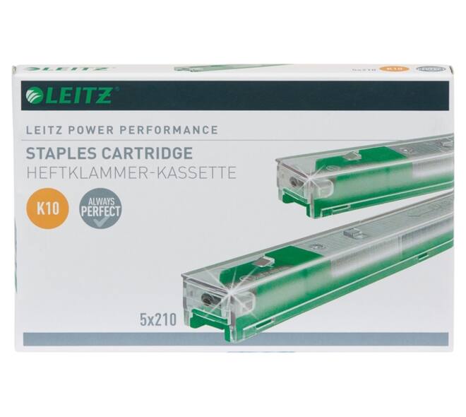 Nieten Leitz cassette K10 26/10 verzinkt 1050 stuks