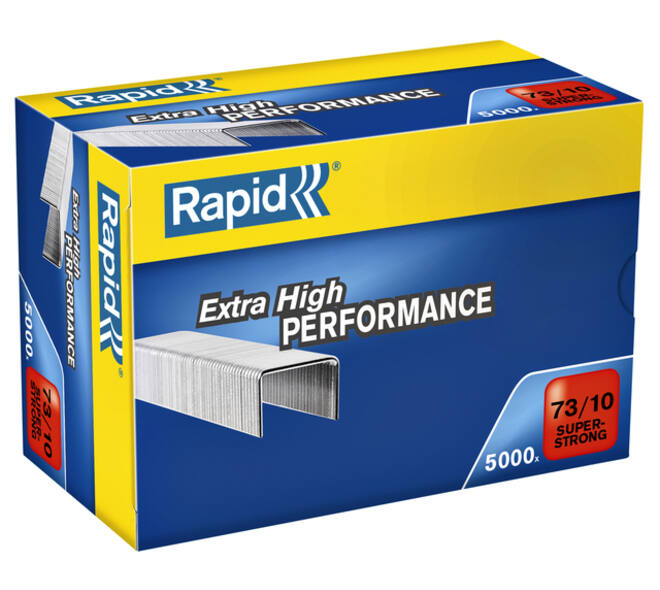 Nieten Rapid 73/10 gegalvaniseerd super strong 5000 stuks
