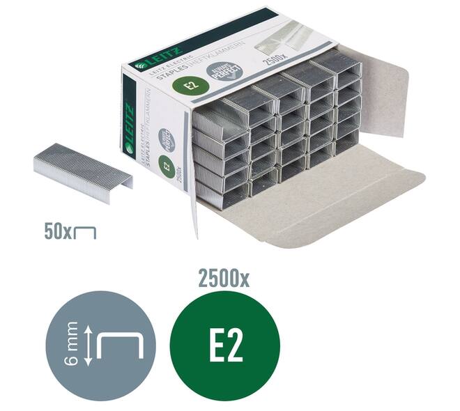 Nieten Leitz E2 verzinkt 2500 stuks