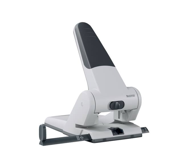 Perforator Leitz 5180 heavy duty 65 vel zilver