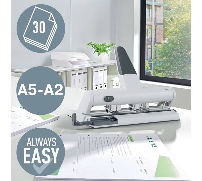 Perforator Leitz 5114 AKTO variabele multi zilver