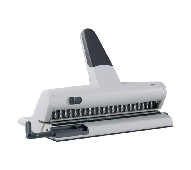 Perforator Leitz 5115 heavy duty 23 gaats zilver