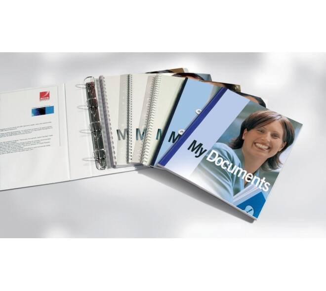 Filestrip GBC 21-gaats A4 transparant 100stuks