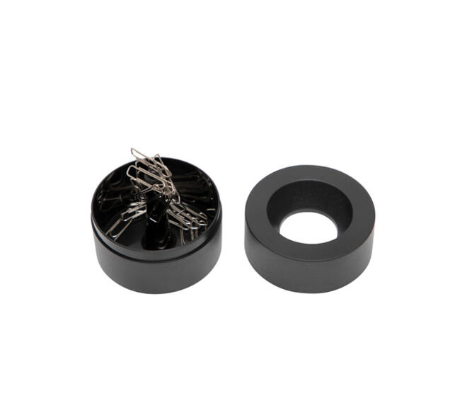 Papercliphouder MAUL Pro magnetisch Ø73mmx60mm zwart