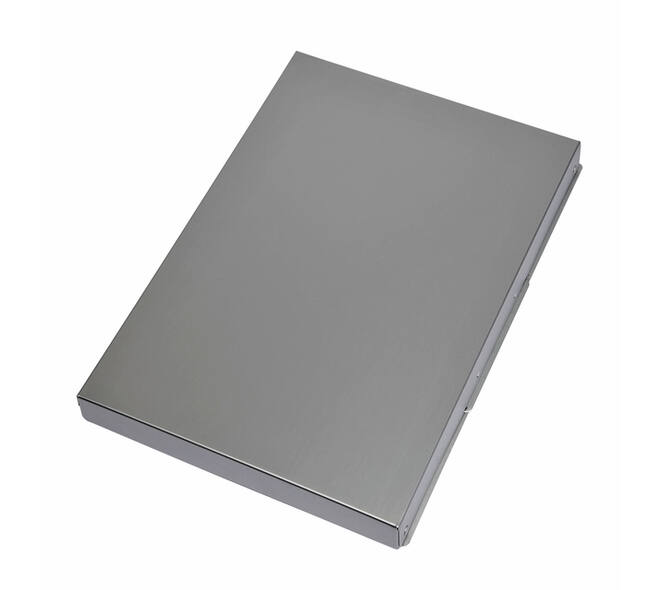 Klembordkoffer MAUL Assist A4 staand zijopening aluminium