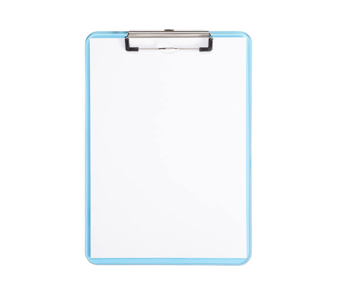 Klembord MAUL A4 staand transparant PS neon blauw