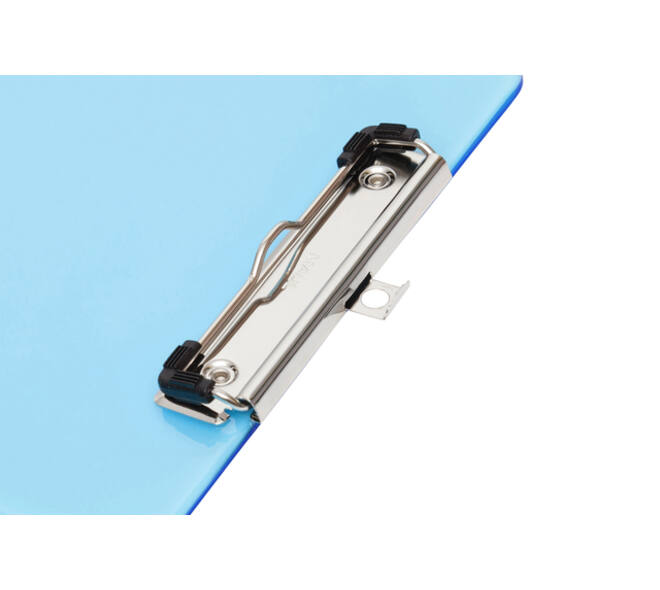 Klembord MAUL A4 staand transparant PS neon blauw