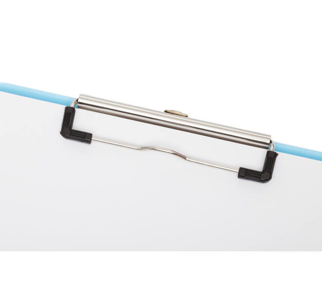 Klembord MAUL A4 staand transparant PS neon blauw