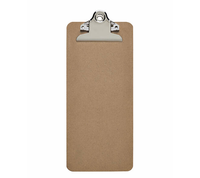 Klembord MAUL Classic Bill staand 280x115mm hardboard