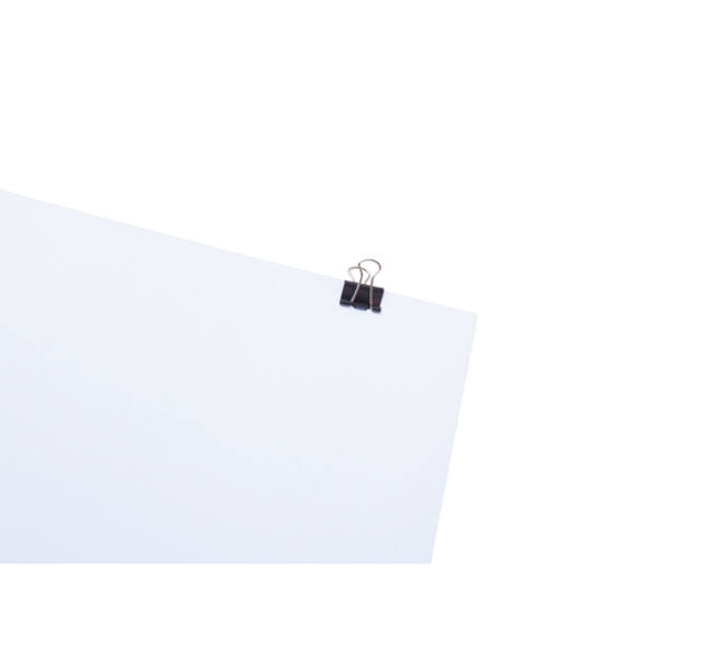 Papierklem MAUL 213 foldback 16mm zwart 12 stuks