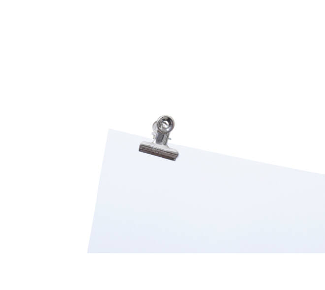 Papierklem MAUL Bulldog 30mm capaciteit 10mm zilver 10 stuks